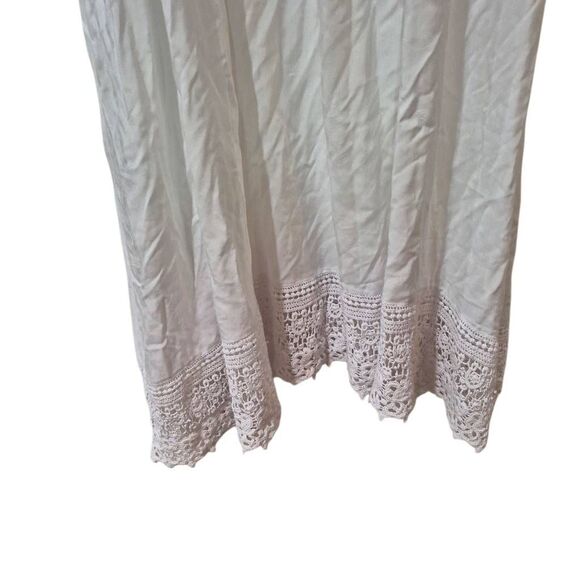 Free People Intimately White Slip Dress w Adjustable Spaghetti Straps EUC - Picture 12 of 15
